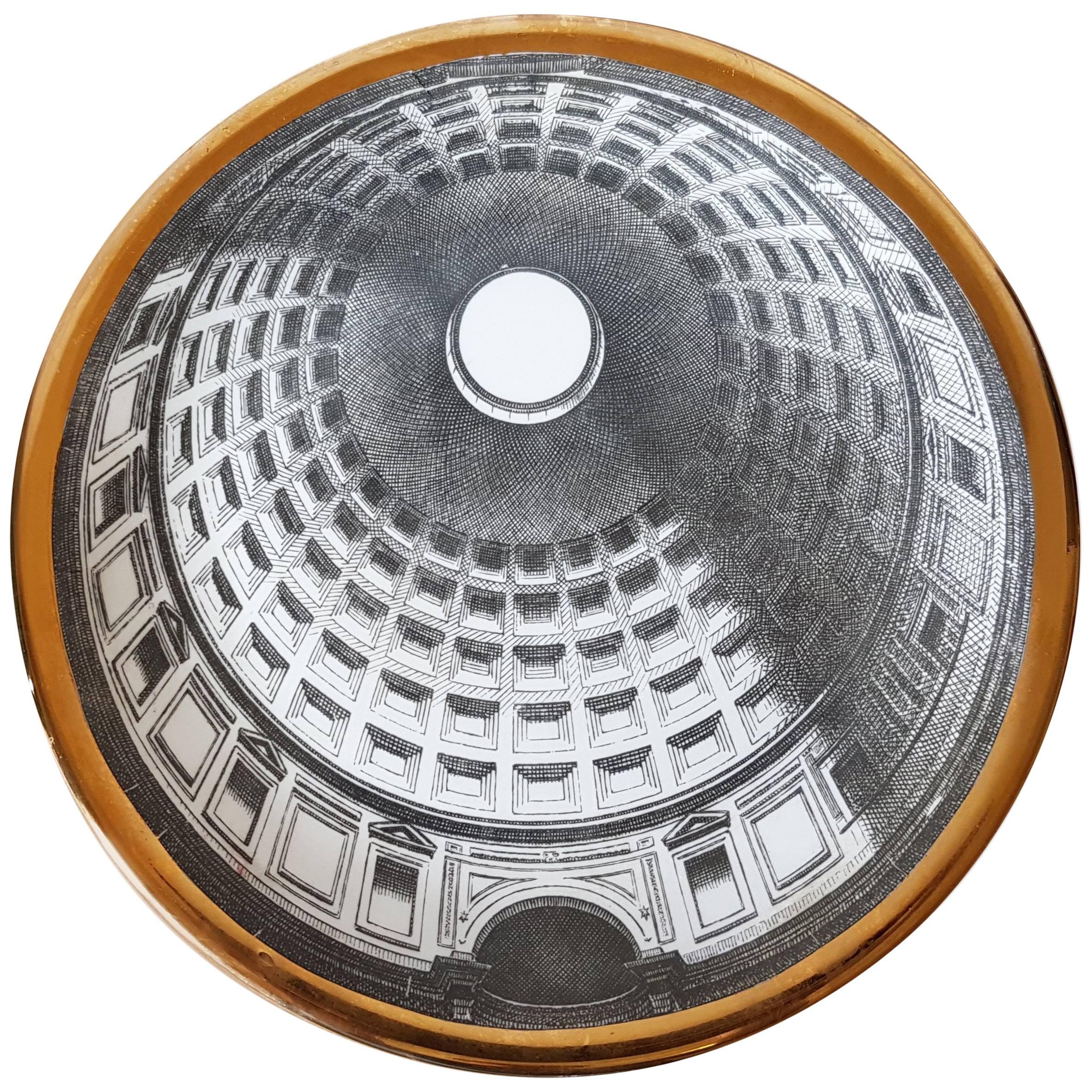 Piero Fornasetti, Vintage Plate from the Series of Church Domes Cupole d'Italia