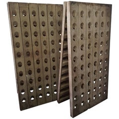 Original French Champagne Riddling Rack Made by Tailliet 1985-1986