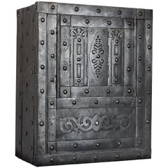 Italian Hobnail Antique Safe