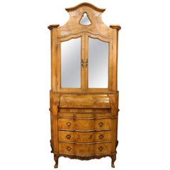 18th Century Venetian Trumeau Cabinet