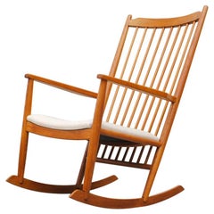 Midcentury Spindle Back Rocking Chair