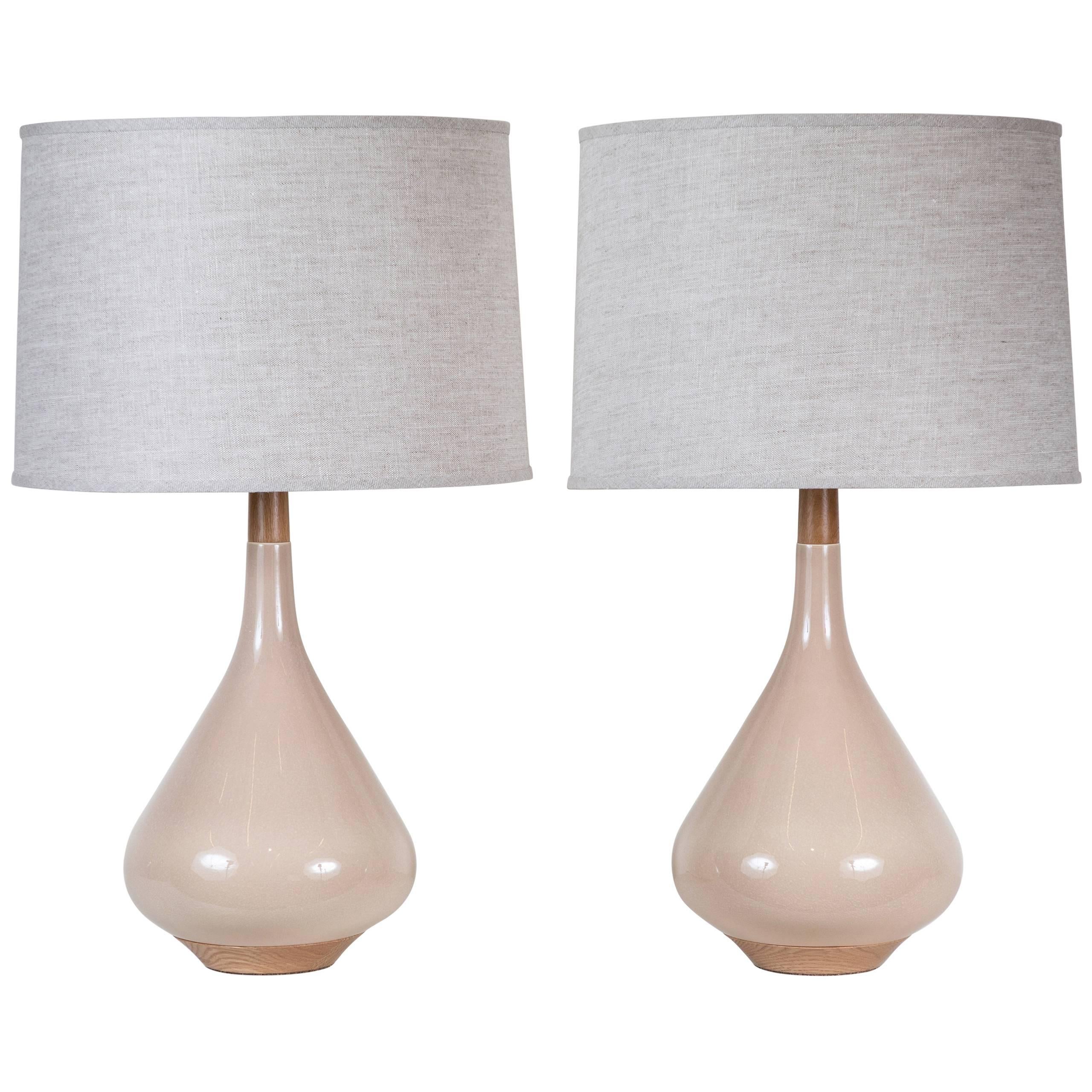 Pair of Miller Lamps by Stone and Sawyer for Lawson-Fenning