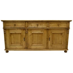 Pine Three-Door Sideboard