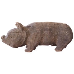 Massive Wood Pig