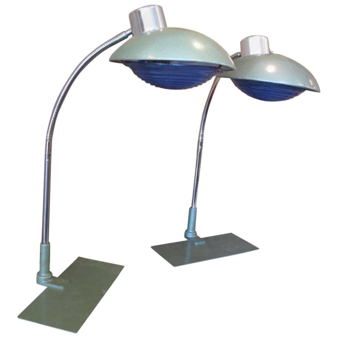 Pair of Louis Ferdinand Solere Table Lamps