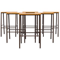 Industrial Wide Seat Stools or Side Tables Industrial Wide Seat Stools or Side Tables