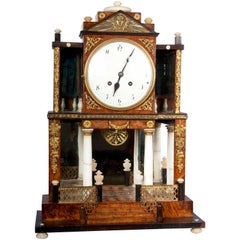 Antique Fine Empire Mantle Clock, early 19th Century- French