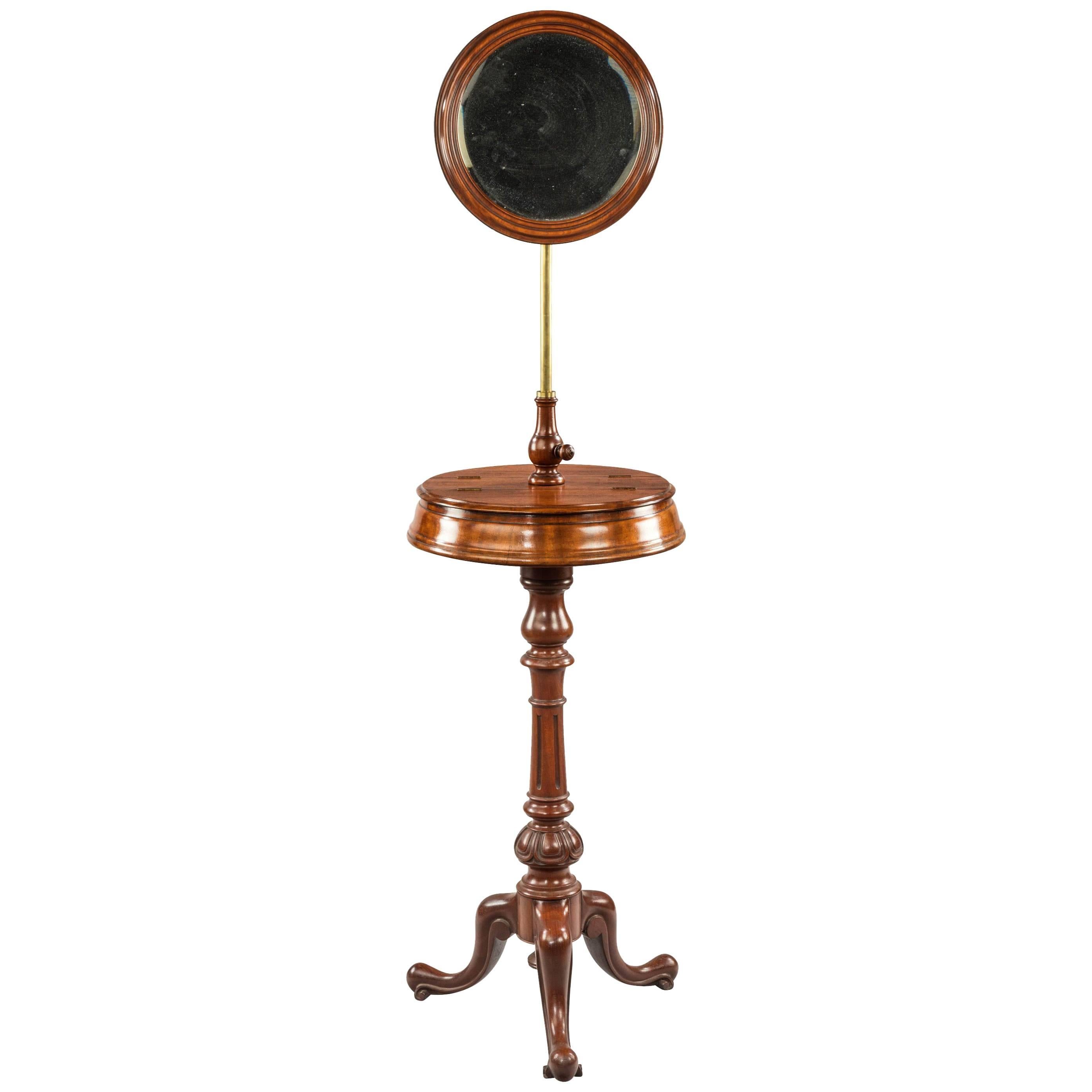 Mid 19th century mahogany gentleman’s dressing stand