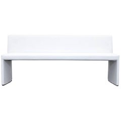 Walter Knoll Together Sofa Leather Three-Seat White Couch Modern