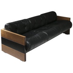 Leather Sofa by Albert Leclerc for Planula