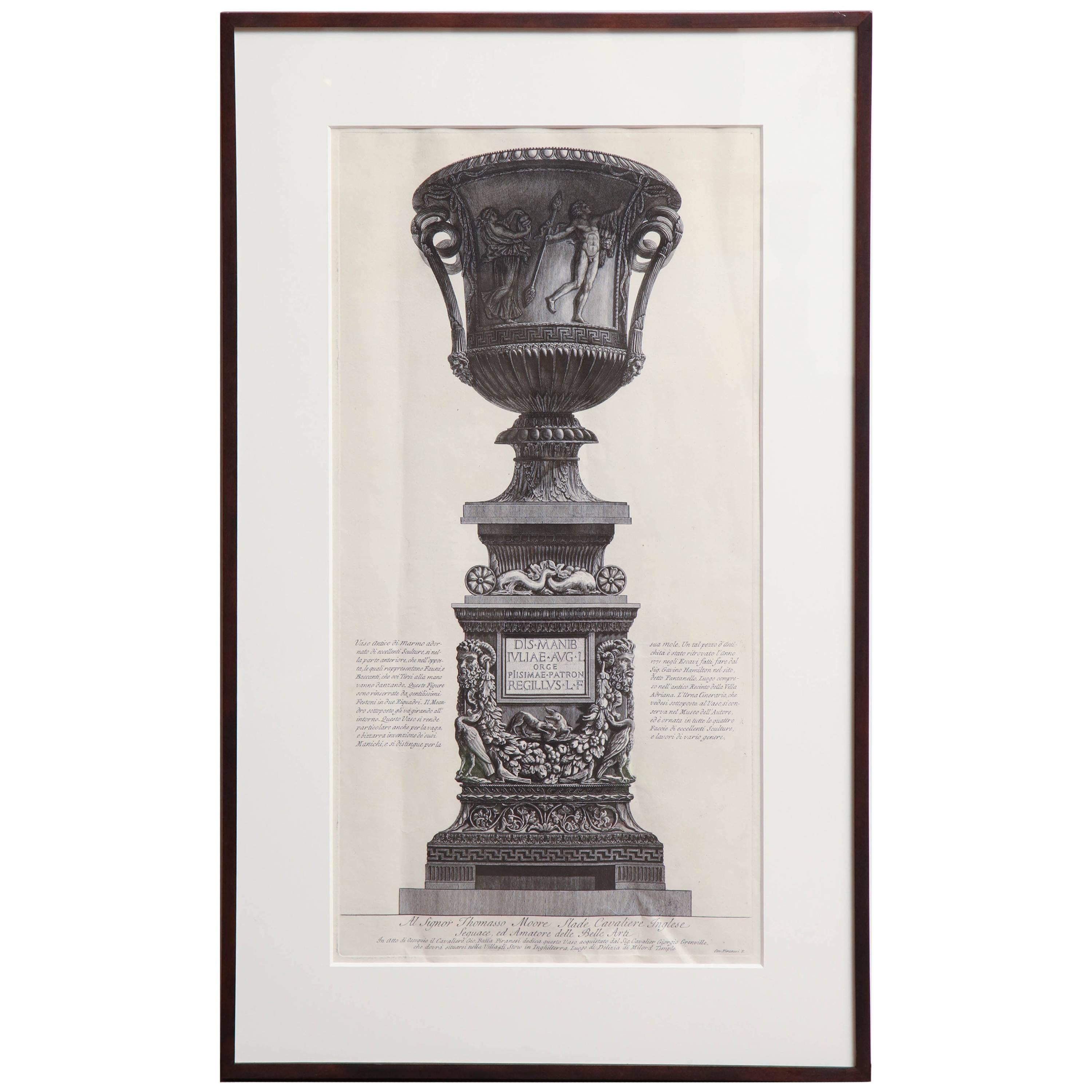 Early 19th Century French Steel Engraving by Piranesi F For Sale