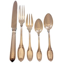 Empire by Buccellati Sterling Silver Flatware Set for 12 Service 60 Pcs Dinner