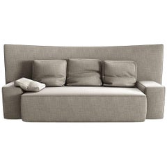 "Wow" Two-Seat Sectional Sofa with Goose Feather by Philippe Starck for Driade