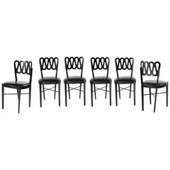 Gio Ponti, Set of Six, Model 969 Chairs, circa 2006