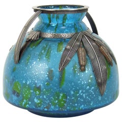 Large Art Deco Vase by Andre Villien and Andre Delatte