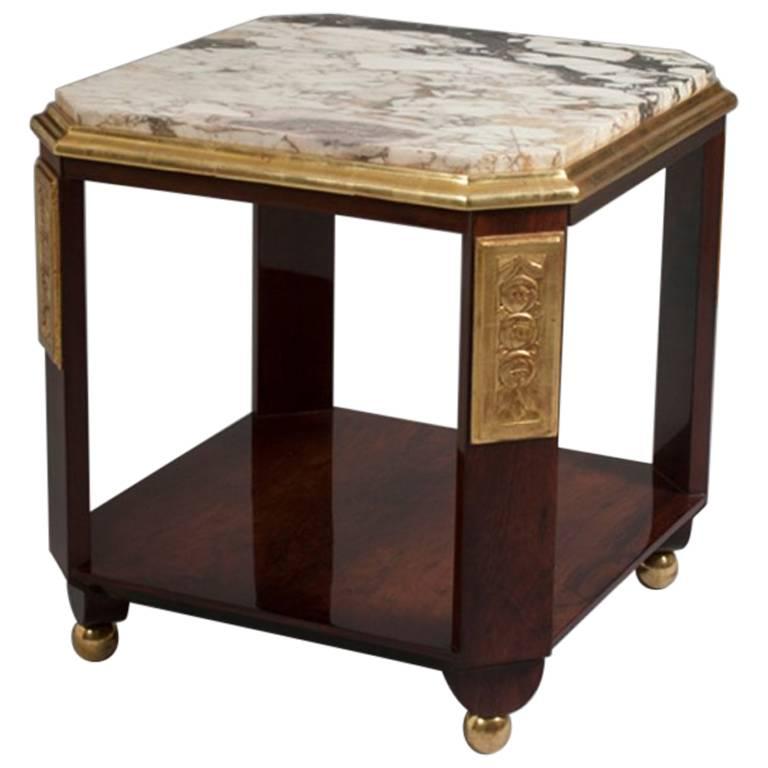 Art Deco Occasional Table Attributed to DIM For Sale