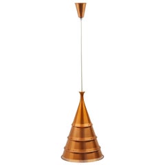 Copper Lamp by Bengt Knud Hjerting for Lyfa