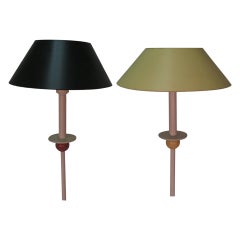 Pair of Mid-Century Modern Memphis Floor Lamps