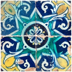16th Century Portuguese Majolica Azulejos