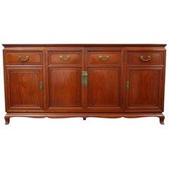 Vintage Oriental Style Rosewood Sideboard