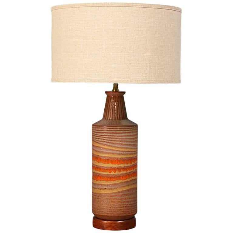 Aldo Londi Ceramic Table Lamp for Bitossi