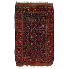 Antique Persian Kurd Rug with Modern Tribal Style