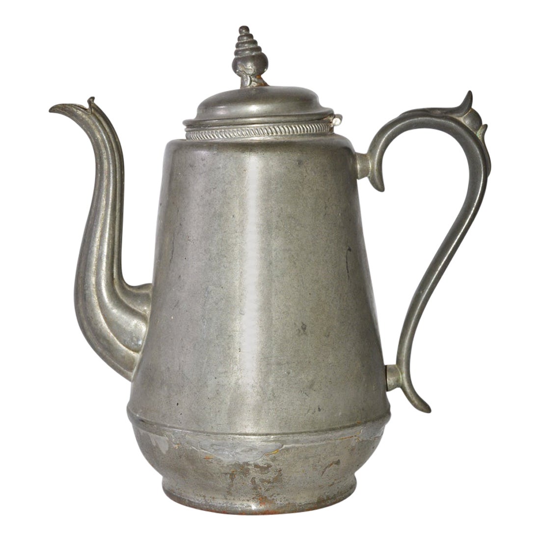 English Pair of Pewter Coffee Pots, 19th Century For Sale at 1stDibs