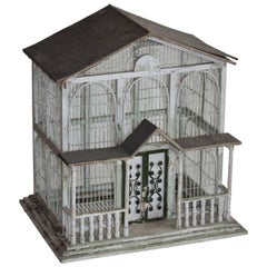 Amerikanischer Vintage-Vogelkäfig