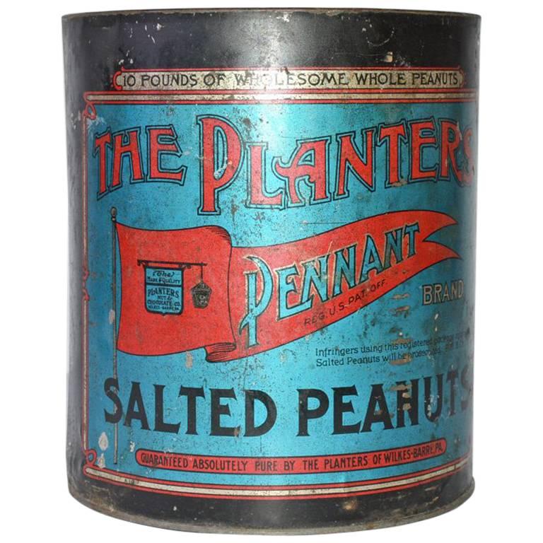Decorative "Planter Peanuts" Can