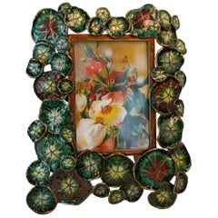 Vintage Jay Strongwater Floral Picture Frame