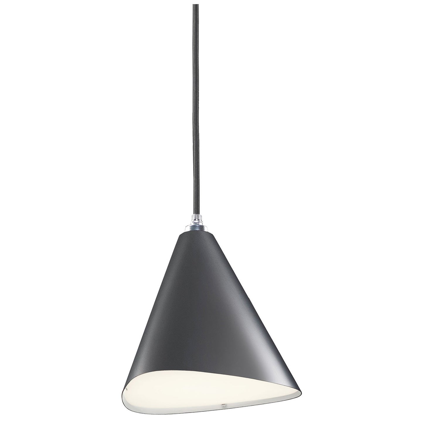 Daniel Becker 'Emily III' Pendant Lamp in Anthracite for Moss Objects For Sale