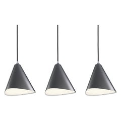 Daniel Becker 'Emily III' Pendant Lamp in Anthracite for Moss Objects
