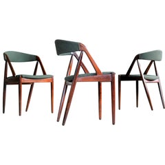 Kai Kristiansen Rosewood Dining Chairs Model 31 for Schou Andersen