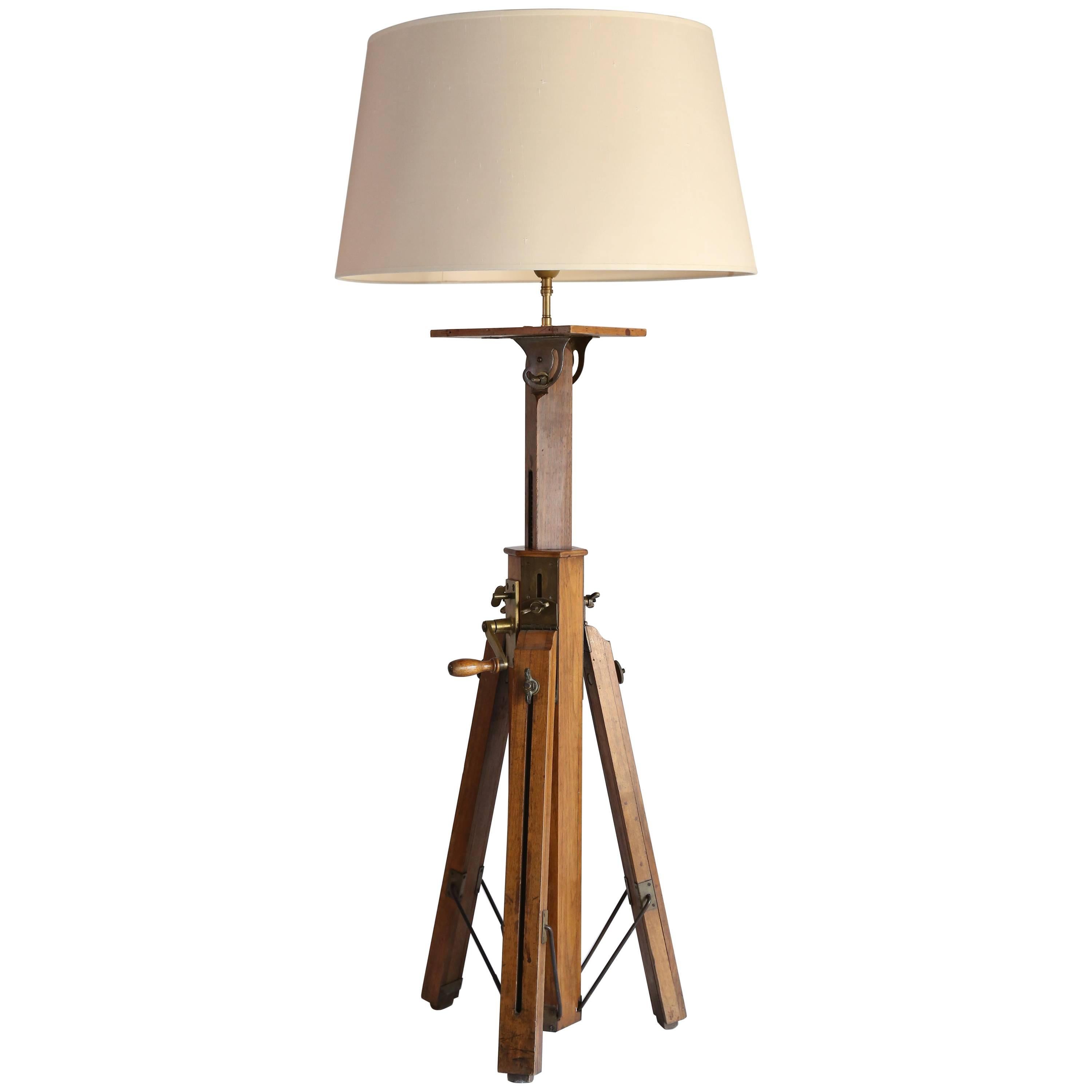 Table Lamp from Vintage Surveyor's Tripod