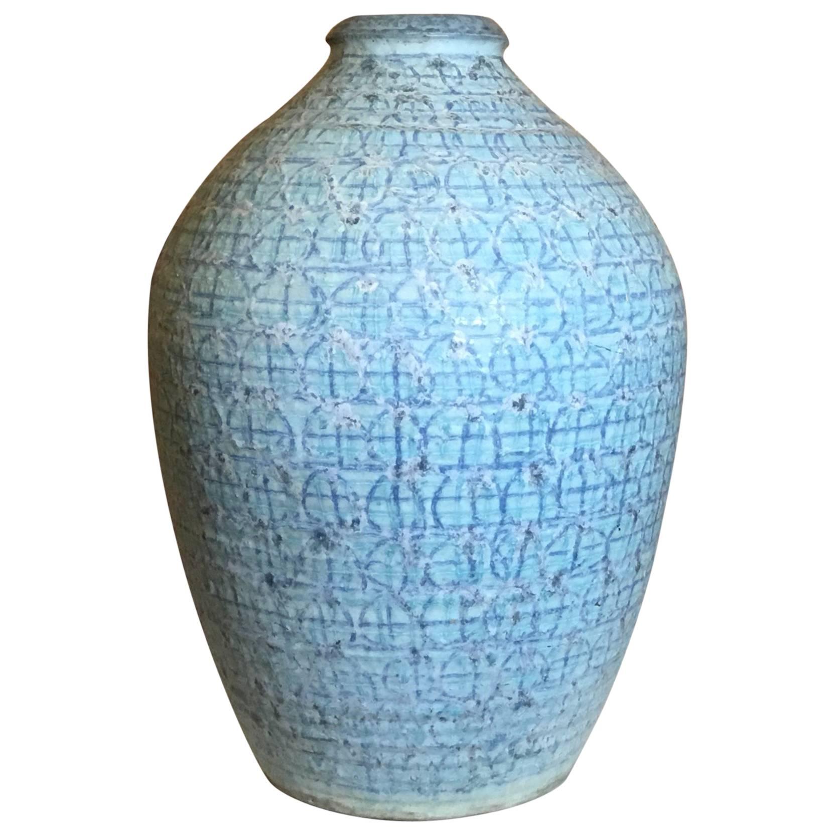 Vase en céramique du milieu du siècle