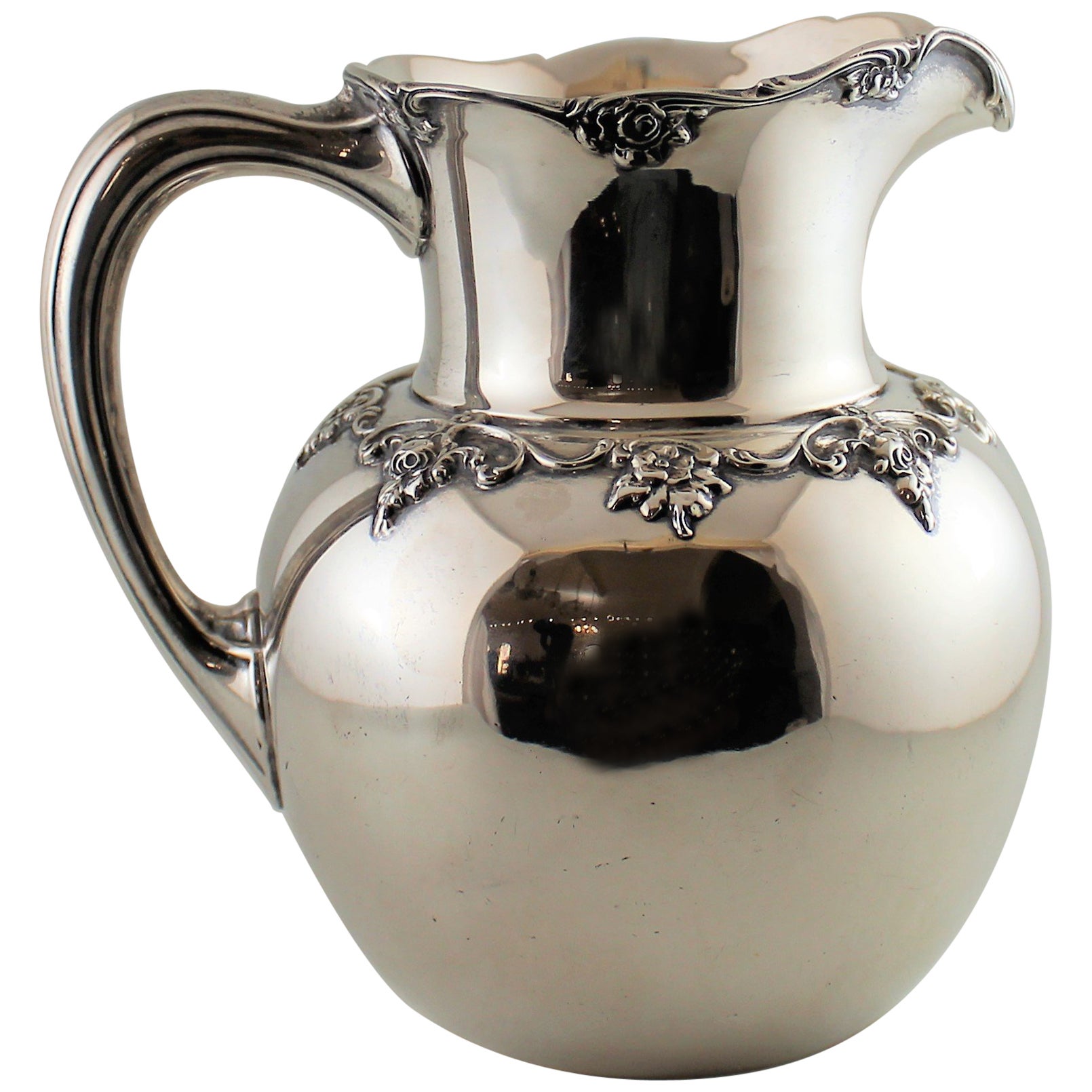 Antique Sterling Silver Pitcher at 1stDibs