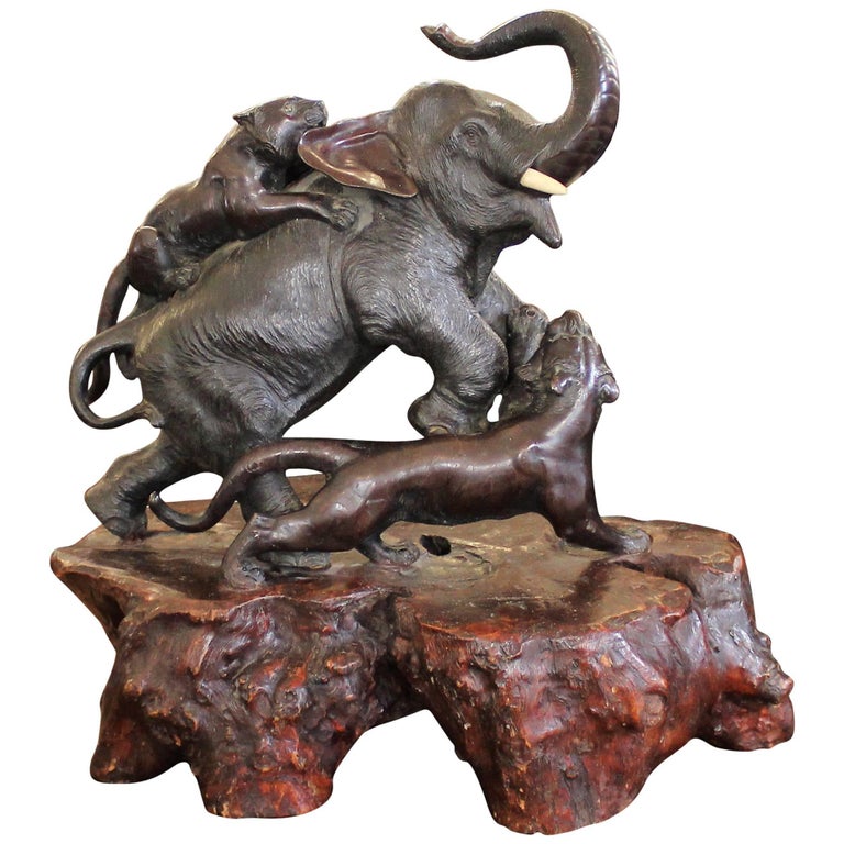 Japanese Meiji Period Bronze Horse Sculpture at 1stdibs