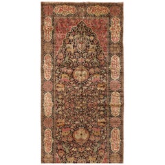 Antique 19th Century Antique Indian Lahore Carpet