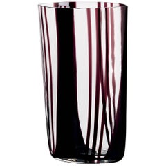 Neronatro Carlo Moretti Contemporary Mouth Blown Murano Glass Vase