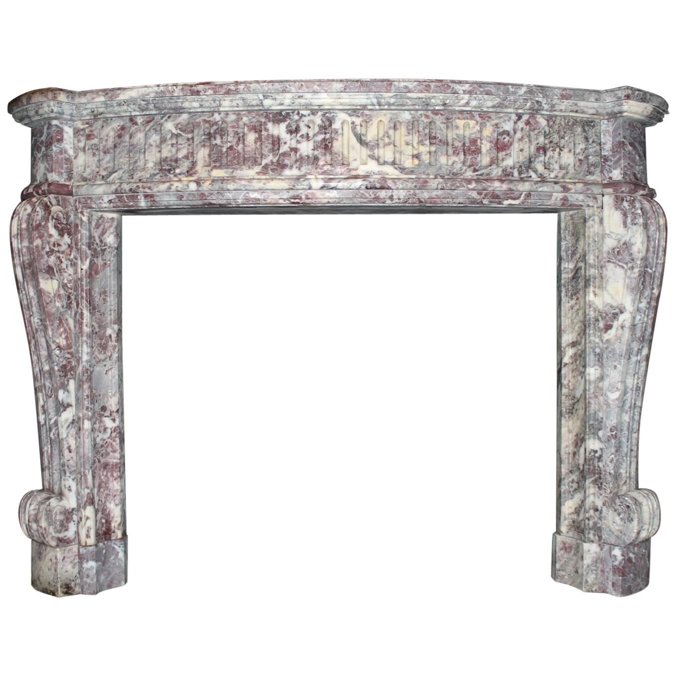 Antique Marble Fireplace mantel from the 19th Century