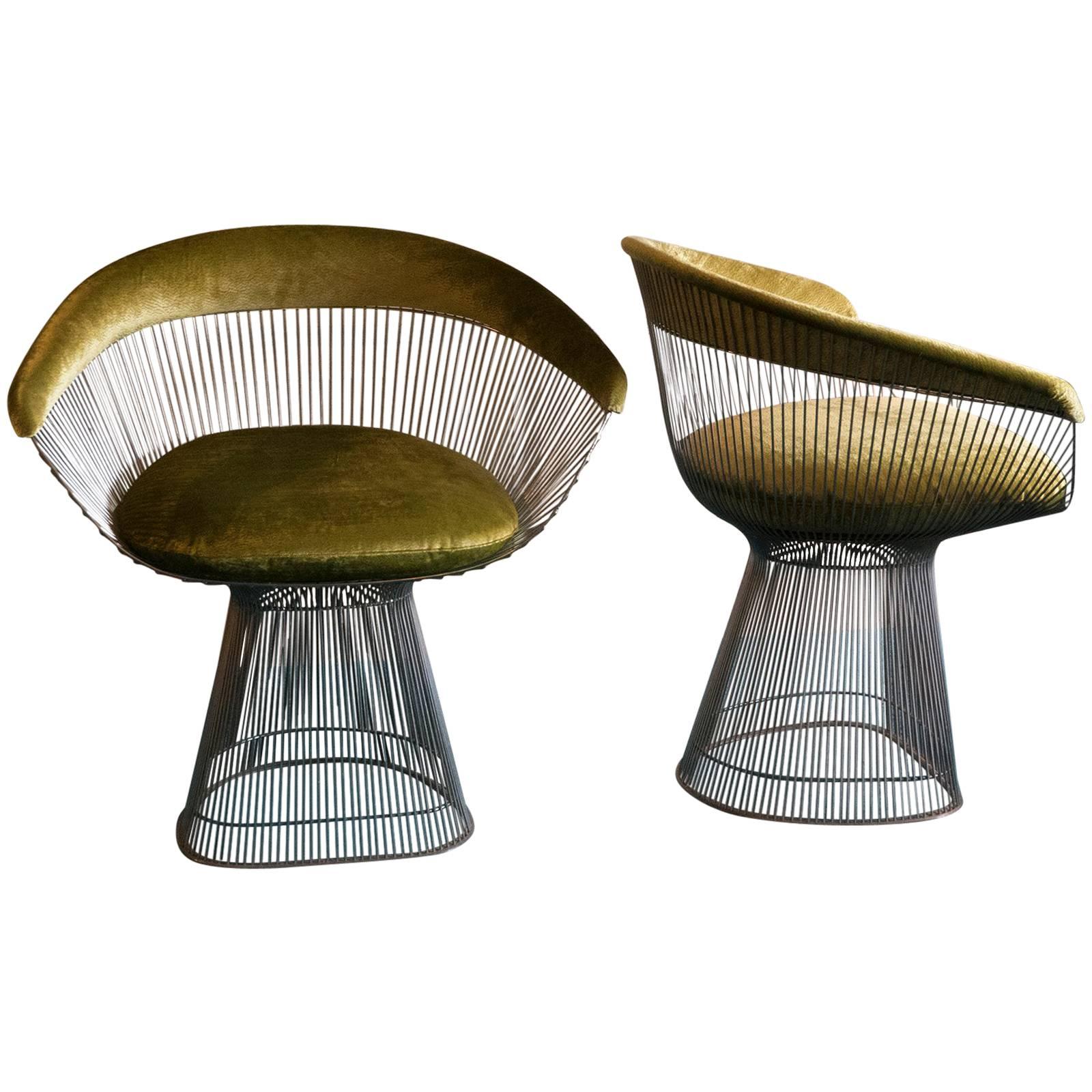 Pair of Warren Platner by Knoll Dining Chairs