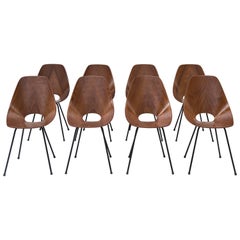 Set of Eight Medea Chairs by Vittorio Nobili