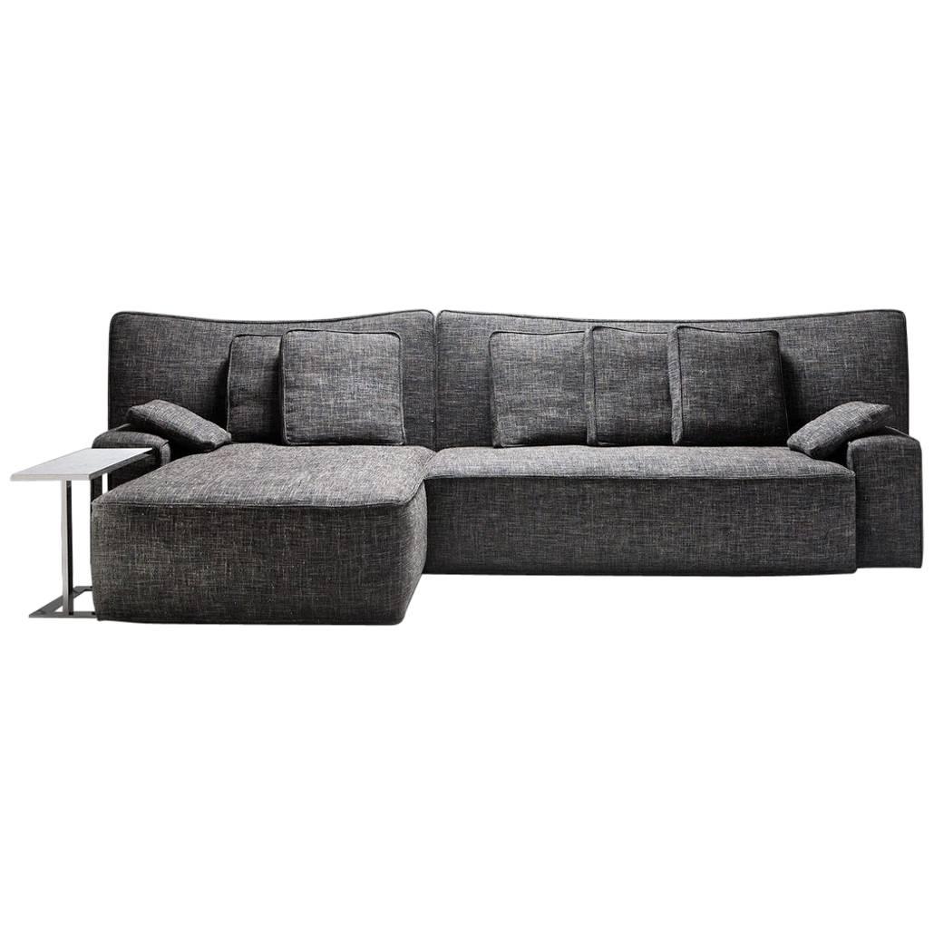 Sofa sectionnel I1 ou I2 en plumes d'oie «ow » de P. Starck, Driade en vente