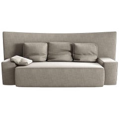 "Wow" Three-Seat Sectional Sofa in Goose Feather by Philippe Starck for Driade