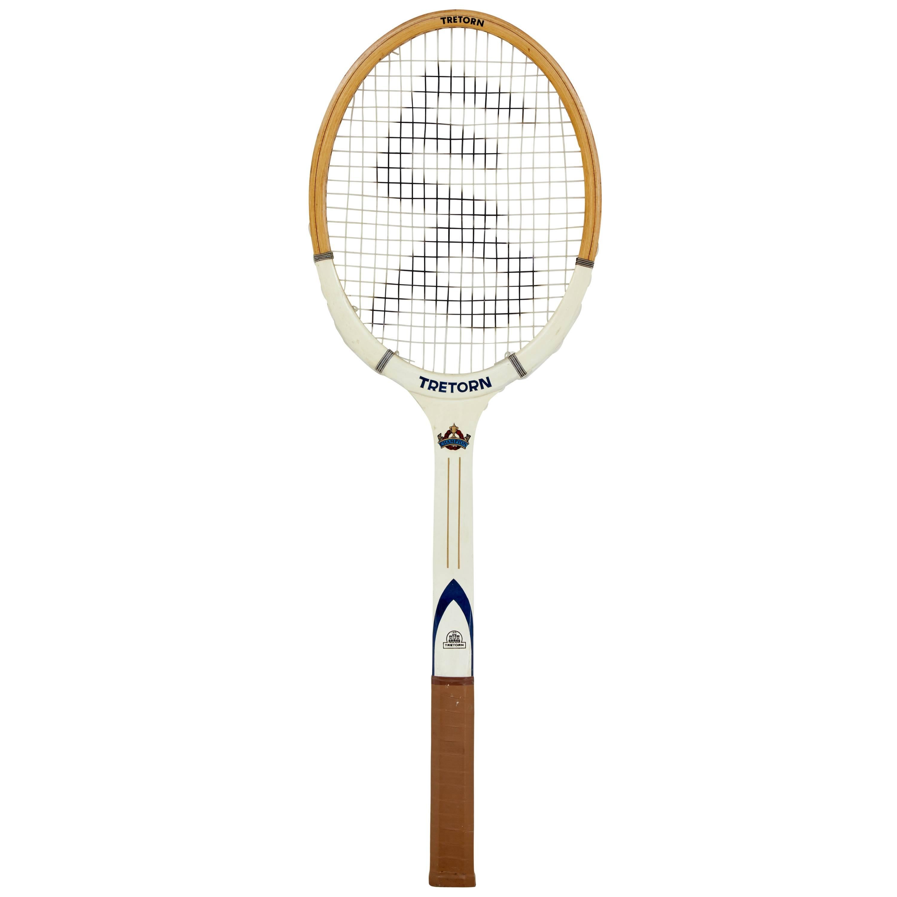 Rare Oversized 1970s Wooden Tretorn Tennis Racket at 1stDibs | tretorn  racket, 1970 tennis racket, 70s tennis racket