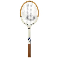 Rare Oversized 1970s Wooden Tretorn Tennis Racket