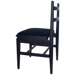 Ladderback Dining Chair, Upholstered Seat Dining Chair