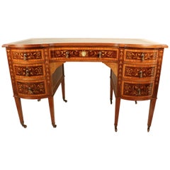 English Marquetry  Desk by Edwards & Roberts