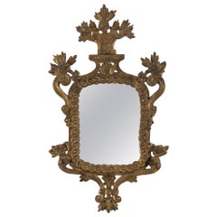 18th Century Italian Gilt Wood Mirror