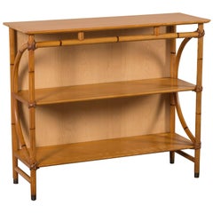 Retro Mid-Century Modern Heywood Wakefield Bamboo Étagère Display Shelves, USA